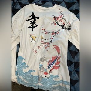 Koi fish Japanese style shirt